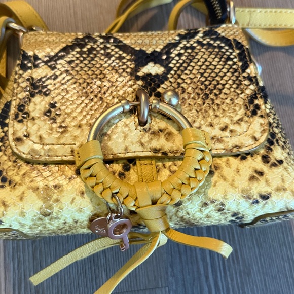 Like new SEE BY CHLOÉ Joan Mini Snake Print Bag - Picture 4 of 8